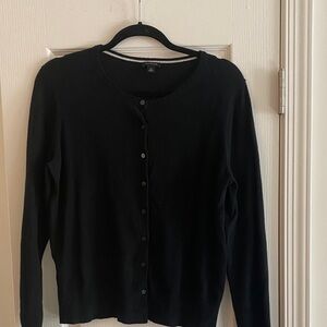 Ann Taylor Black Cardigan Sweater